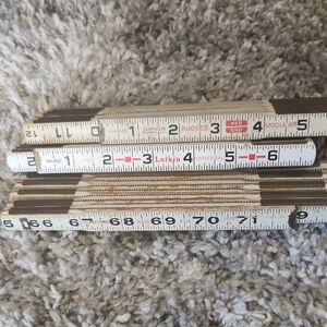 Vintage Lufkin and Craftsman Folding Rulers